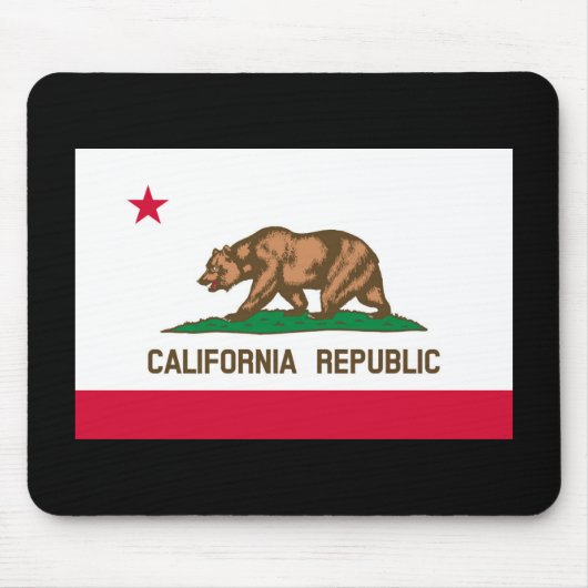 Vlag van Californië Muismat (Voorkant)