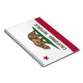 Vlag van Californië, notitieboek espiral (Rechterzijde)