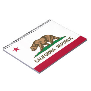 Vlag van Californië, notitieboek espiral