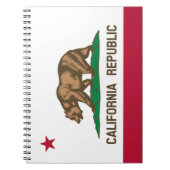 Vlag van Californië, notitieboek espiral (Voorkant)