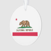 Vlag van Californië Ornament (voorkant)