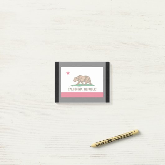 Vlag van Californië Post-it® Notes (Op bureau)