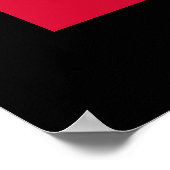 Vlag van Californië Poster (Hoek)