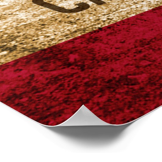  vlag van Californië Poster (Hoek)