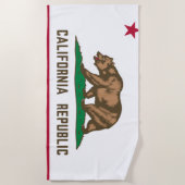 Vlag van Californië (Republiek Californië) Strandlaken (Voorkant)