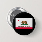 Vlag van Californië Ronde Button 5,7 Cm (Voorkant /achterkant)