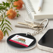 Vlag van Californië Sleutelhanger (Voorkant Rechts)