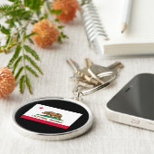 Vlag van Californië Sleutelhanger (Zijkant)