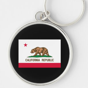 Vlag van Californië Sleutelhanger