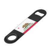 Vlag van Californië Speed Flessenopener (Voorkant Gekanteld)