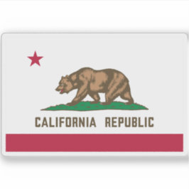 Vlag van Californië Sticker
