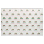 vlag van Californië Stof (Fat Quarter)