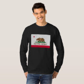 Vlag van Californië T-shirt (Voorkant volledig)