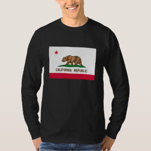 Vlag van Californië T-shirt
