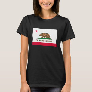 Vlag van Californië T-shirt