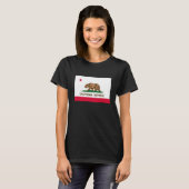 Vlag van Californië T-shirt (Voorkant volledig)