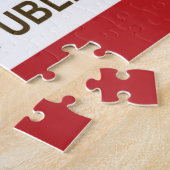 Vlag van Californië, Verenigde Staten Legpuzzel (Zijkant)