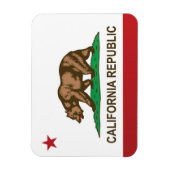 Vlag van Californië, Verenigde Staten Magneet (Verticaal)