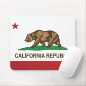 Vlag van Californië, Verenigde Staten Muismat (Met muis)