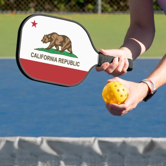 Vlag van Californië, Verenigde Staten Pickleball Paddle (Insitu)