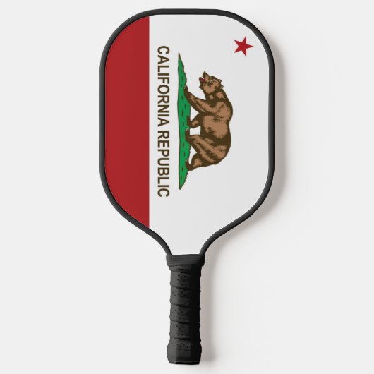 Vlag van Californië, Verenigde Staten Pickleball Paddle (Achterkant)