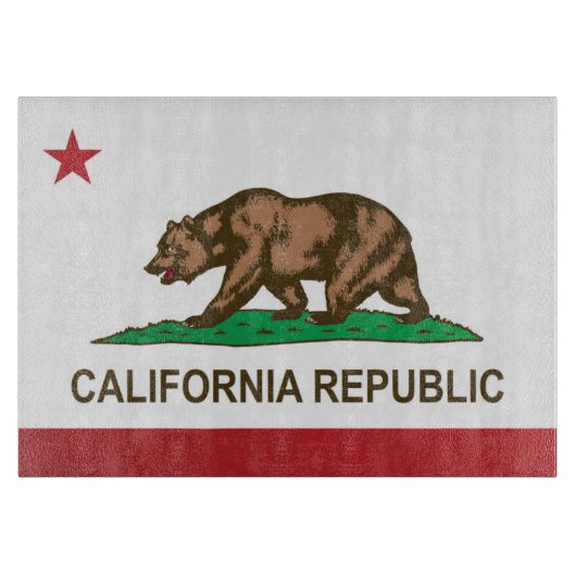 Vlag van Californië, Verenigde Staten Snijplank (Voorkant)