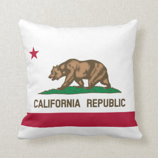 Vlag van Californische Throw Kussen
