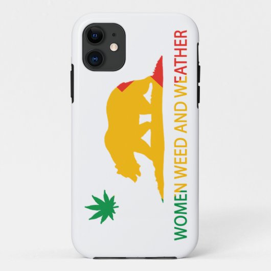 Vlag van Californische vrouwen en weezelen Case-Mate iPhone Case (Achterkant)