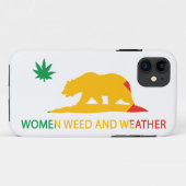 Vlag van Californische vrouwen en weezelen Case-Mate iPhone Case (Achterkant (horizontaal))