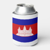 Vlag van Cambodja Blikjeskoeler (Blikje Voorkant)