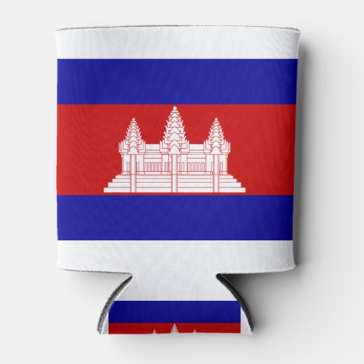Vlag van Cambodja Blikjeskoeler (Voorkant)