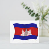 Vlag van Cambodja Briefkaart (Staand voorkant)
