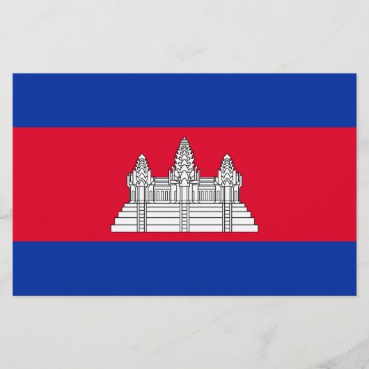 Vlag van Cambodja Briefpapier (Voorkant)