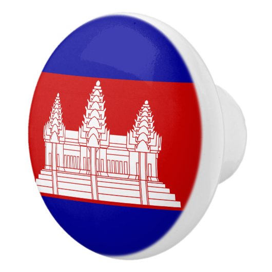 Vlag van Cambodja Ceramic Knob Keramische Knop (Rechts)