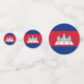 Vlag van Cambodja Confetti (Voorkanten)