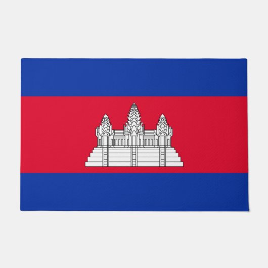 Vlag van Cambodja Deurmat (Voorkant)