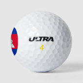 Vlag van Cambodja Golfballen (Logo)