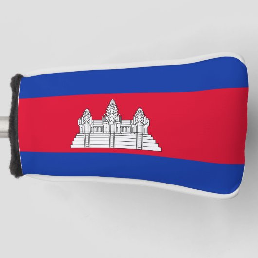 Vlag van Cambodja Golfheadcover (Voorkant)