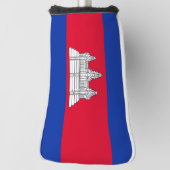 Vlag van Cambodja Golfheadcover (Draai 90)