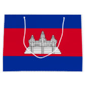 Vlag van Cambodja Groot Cadeauzakje (Voorkant)