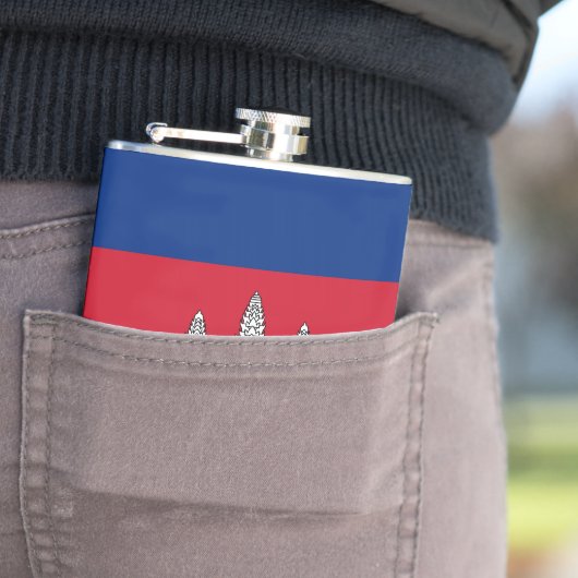 Vlag van Cambodja Heupfles (Voorbeeld)