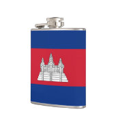 Vlag van Cambodja Heupfles (Links)