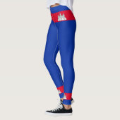 Vlag van Cambodja Leggings (Links)