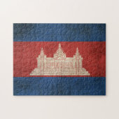  vlag van Cambodja Legpuzzel (Horizontaal)