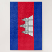 Vlag van Cambodja Legpuzzel (Verticaal)