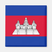 Vlag van Cambodja Magneet (Voorkant)