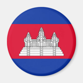 Vlag van Cambodja Magneet