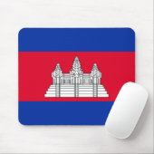 Vlag van Cambodja Muismat (Met muis)