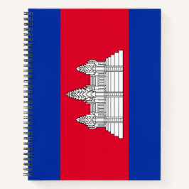Vlag van Cambodja Notitieboek