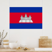 Vlag van Cambodja Poster (Keuken)